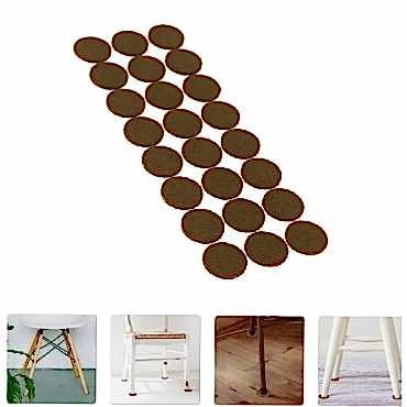 Yuvarlak Mobilya Koruyucu Keçe 24'lü Paket