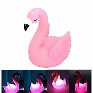 LED Işıklı Flamingo Masa Lambası