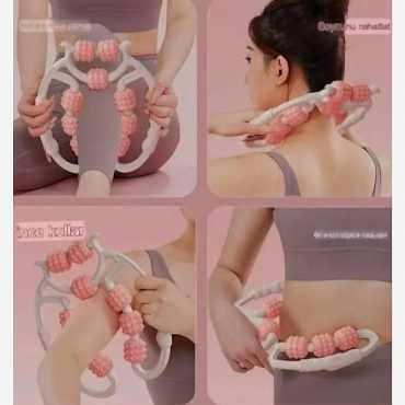 Selülit Masaj Aleti 9 Tekerlekli Lenf Drenaj Rulosu