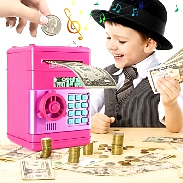 Elektronik Şifreli Kasa Otomatik ATM Kumbara