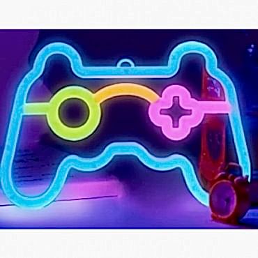 Oyun Konsolu Tasarımlı Neon Led 