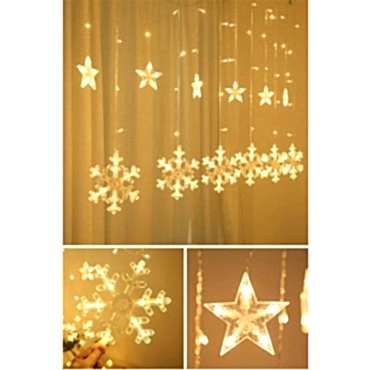 Kar Tanesi Perde LED