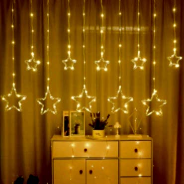 Yıldız Perde Led 10 Saçaklı 