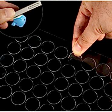 Çift Taraflı Yuvarlak Montaj Macunu 42 Adet