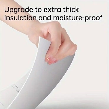 Beyaz Mermer Desenli Alüminyum Plastik Duvar Sticker (30x30)