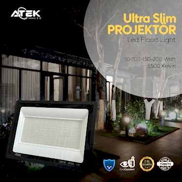 Ultra Slim Projektör Dış Mekan LED Işık 