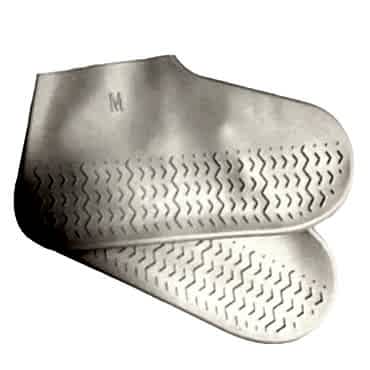 Silikon Ayakkabı Kılıfı Kaymaz Su Kir Geçirmez  M Beden Beyaz