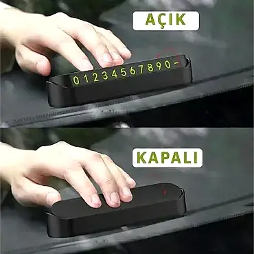 Araç Fosforlu Numaratör Aç-Kapa