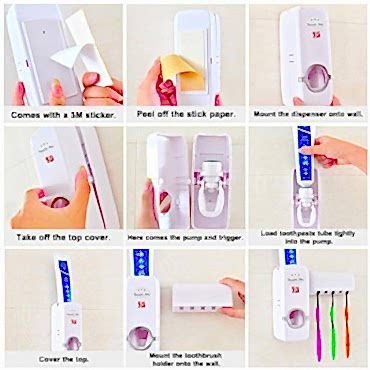 Diş Macunu Sıkacağı Fırçalık