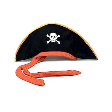 Karayip Korsanları Kaptan Jack Kumaş Korsan Şapkası Yetişkin