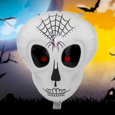 Örümcek Ağ Desenli İskelet Folyo Balon