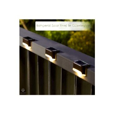 WaterProof Solar Merdiven Lambası 4 Adet