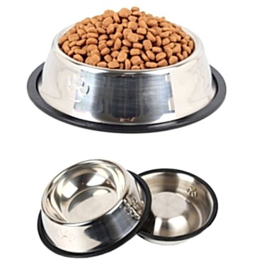Paslanmaz Çelik Metal Mama Kabı 22 cm.