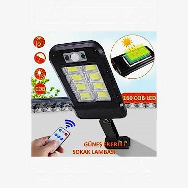 Uzaktan Kumandalı 160 Led Solar Bahçe Lambası