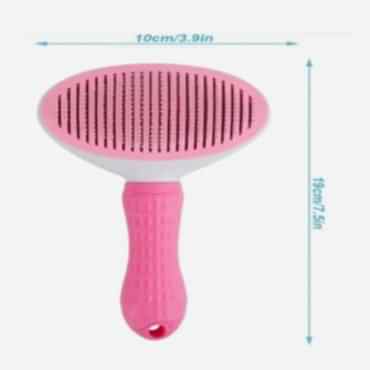 Otomatik Temizlenen Evcil Hayvan Tarağı Pembe
