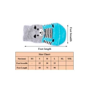 Kedi Köpek Kaydırmaz Örme Çorap