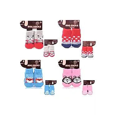 Kedi Köpek Kaydırmaz Örme Çorap