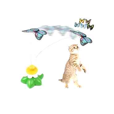 Hareketli Pilli Kelebek Kedi Oyuncağı