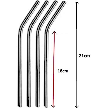 Paslanmaz Çelik Pipet Seti 5 Parça