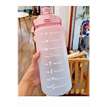 Günlük Motivasyon Su Matarası 2 Litre