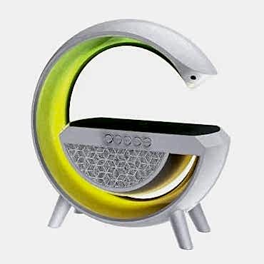 Kablosuz Şarj Standlı RGB Hoparlör