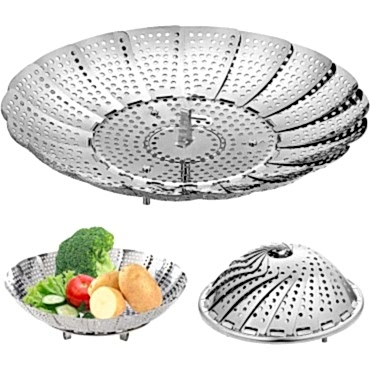 Paslanmaz Çelik Buharda Pişirme Sepeti