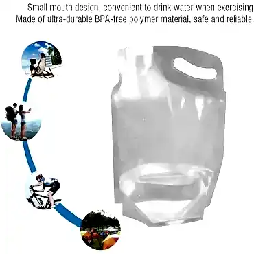 Plastik Kapaklı Su Torbası 1 Litre