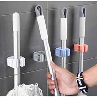 Yapışkanlı Mop Tutucu Seti 4 Adet