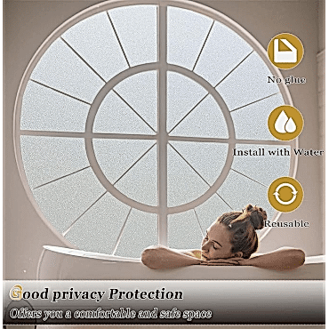 UV Engelleyici Buzlu Cam Filmi 3 Metre x 45 Cm.