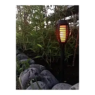 Solar Alev Efektli Bahçe Lambası