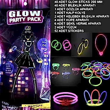 Fosforlu Parti Seti 152 Parça