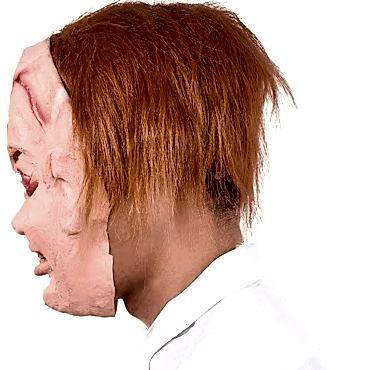 Chucky Saçlı Lateks Maske