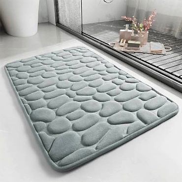 Memory Kaydırmaz Banyo Paspası Gri