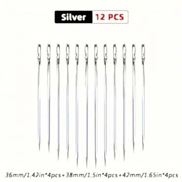 Kolay İplik Geçirilen İğne Seti 12 Adet