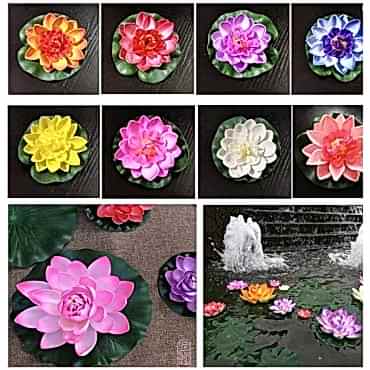 Dekoratif Yapay Lotus Çiçeği