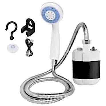 Taşınabilir Duş Seti – Pompalı ve Şarjlı