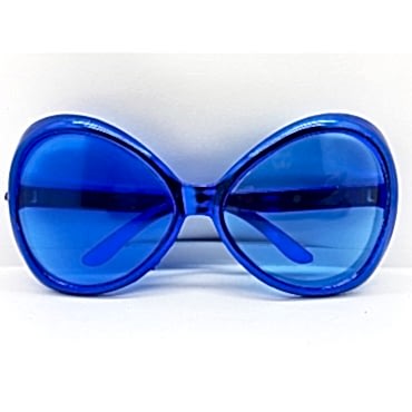 Mavi Renk Yeşilçam Nostalji 80li Yıllar 90lı Yıllar Parti Gözlüğü 7x16 cm