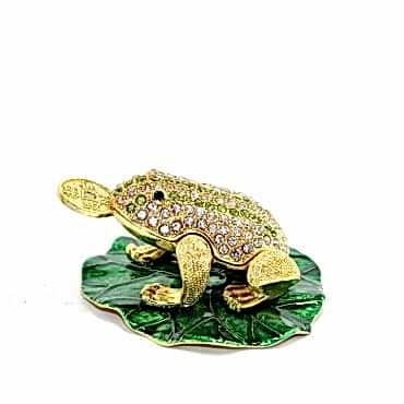Swarovski Taşlı Tekli Kurbağa Model 2 