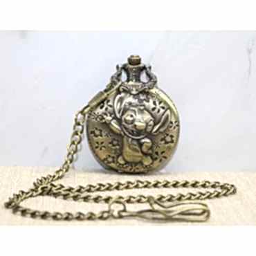 Stitch Tasarımlı Köstekli Saat 