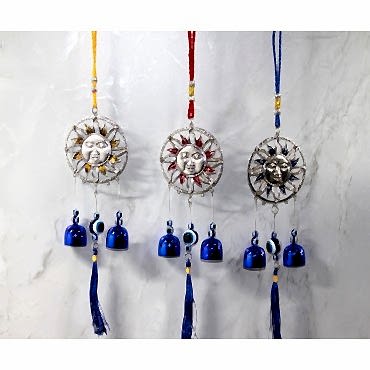 Metal Nazar Boncuğu Çan Model 13