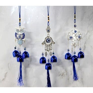 Metal Nazar Boncuğu Çan Model 6