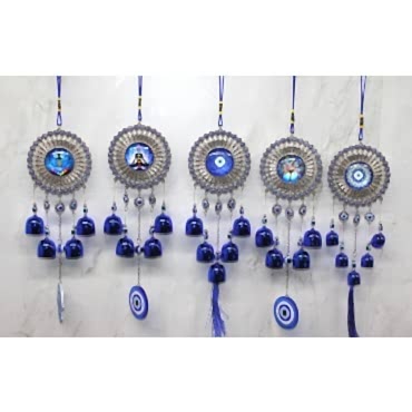 Metal Nazar Boncuğu Çan Model 9