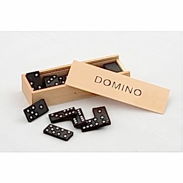 Ahşap Kutulu Domino Oyunu Model 2 