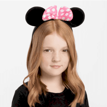 Pembe Fiyonklu Minnie Mouse Tacı 