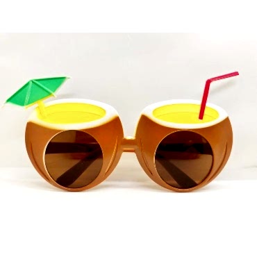 Hindistan Cevizi Tasarımlı Yaza Merhaba Parti Gözlüğü