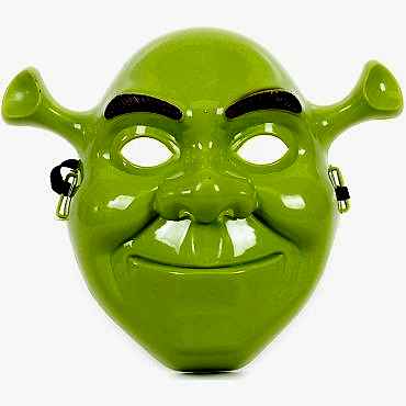 Yeşil Shrek Maskesi