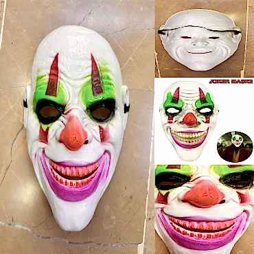 Psikopat Palyaço Temalı Joker Maskesi 