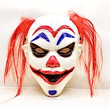 Kızıl Saçlı Joker Palyaço Maskesi 