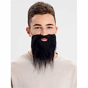Siyah Renk Takma Sakal 