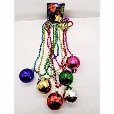 Disko Topu Kolye Seti 6 Adet